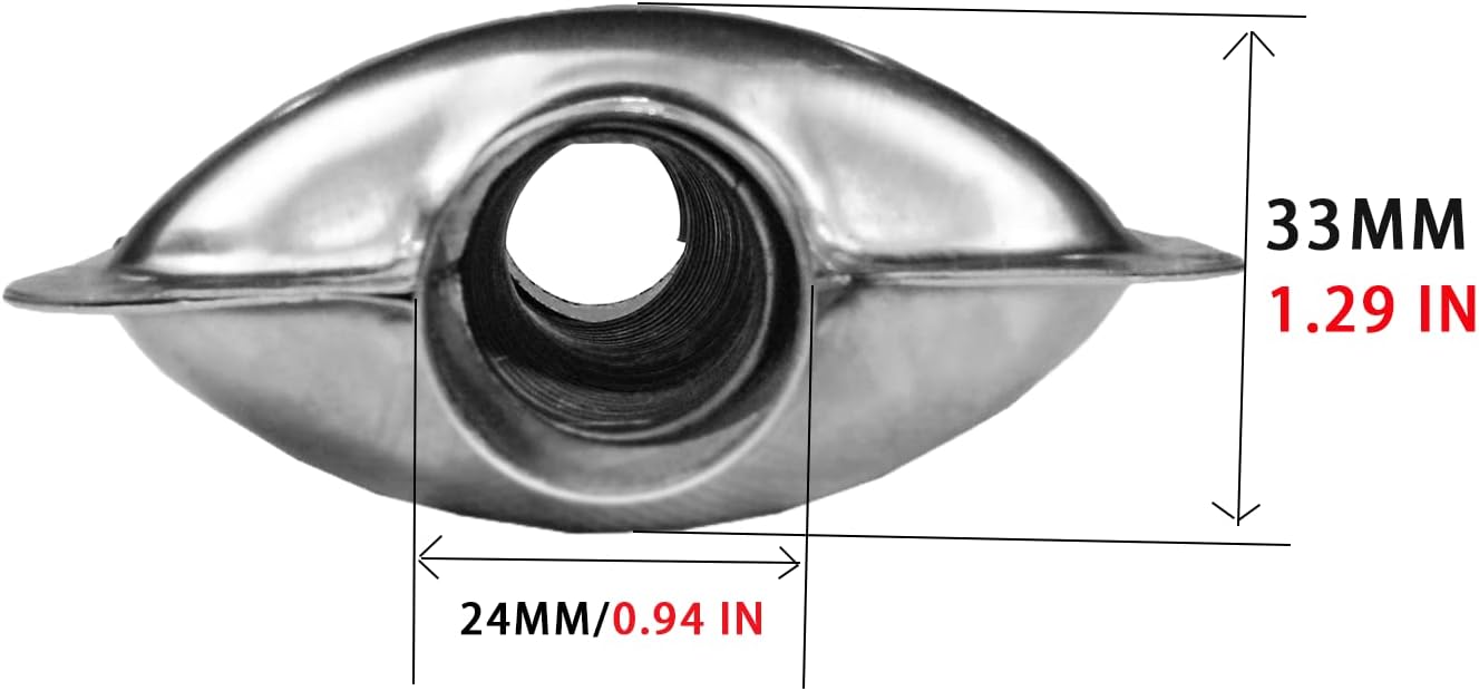 24mm/0.94inch Exhaust Pipe Silencer Muffler Exhaust Muffler Pipe Silencer for Diesel Heater