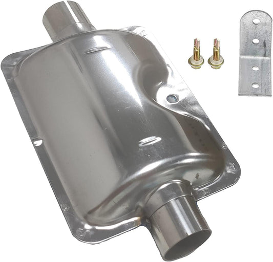 24mm/0.94inch Exhaust Pipe Silencer Muffler Exhaust Muffler Pipe Silencer for Diesel Heater