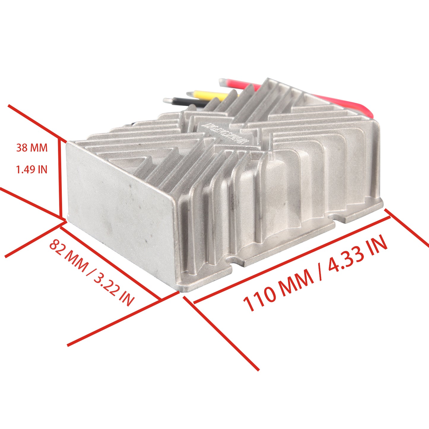 36V 48V 60V 72V 84V 96V 108V to 12V Step Down DC Converter 30A 360W Input(30V-120V) Buck Converter Transformer Reducer for Golf CART Scooters & Bicycles